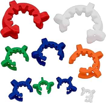 Plastic Joint Clips, 10pcs Keck Clips 3 Sizes (10mm 14mm 19mm
