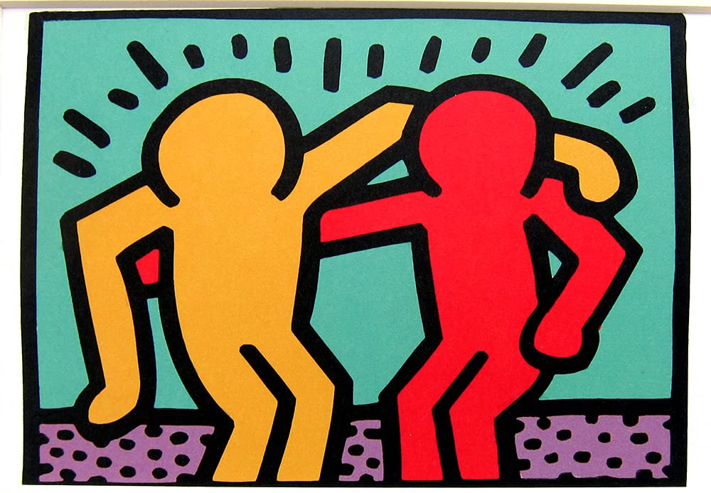 Amazon.co.jp: ◇キース・ヘリング【BROTHER】アートプリント