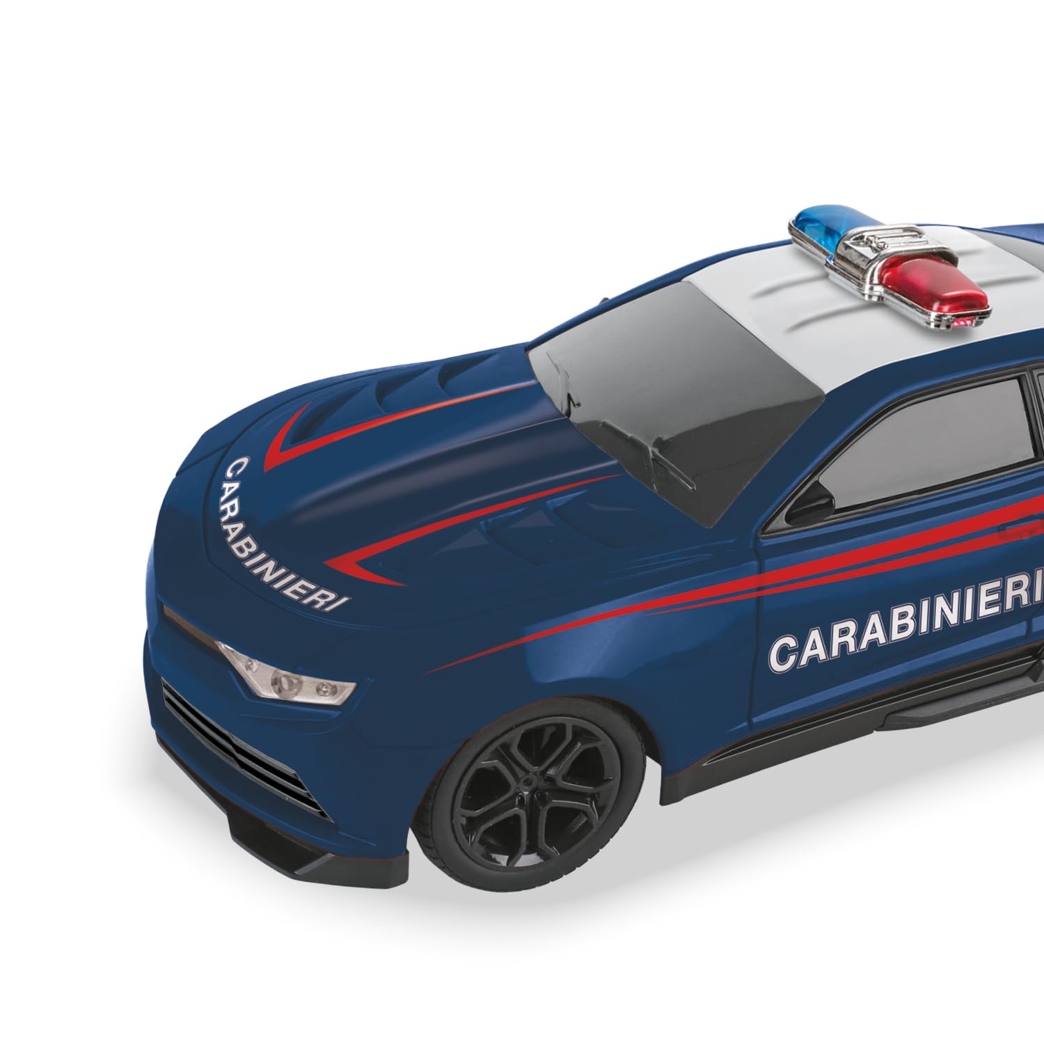 MONDO Motors Auto Carabinieri, modello in scala 1:16, Velocità fino a 10 km/h, auto giocattolo per bambini 63812
