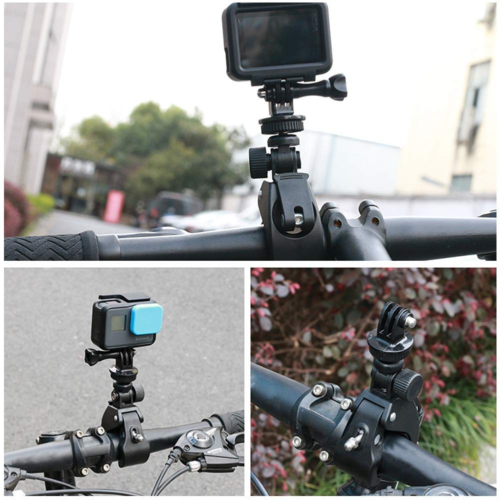 EBTOOLS Supporto Per Manubrio Bici/Moto - Attacco Regolabile Per Action Cam, Telecamere E Dashcam - Foto 4
