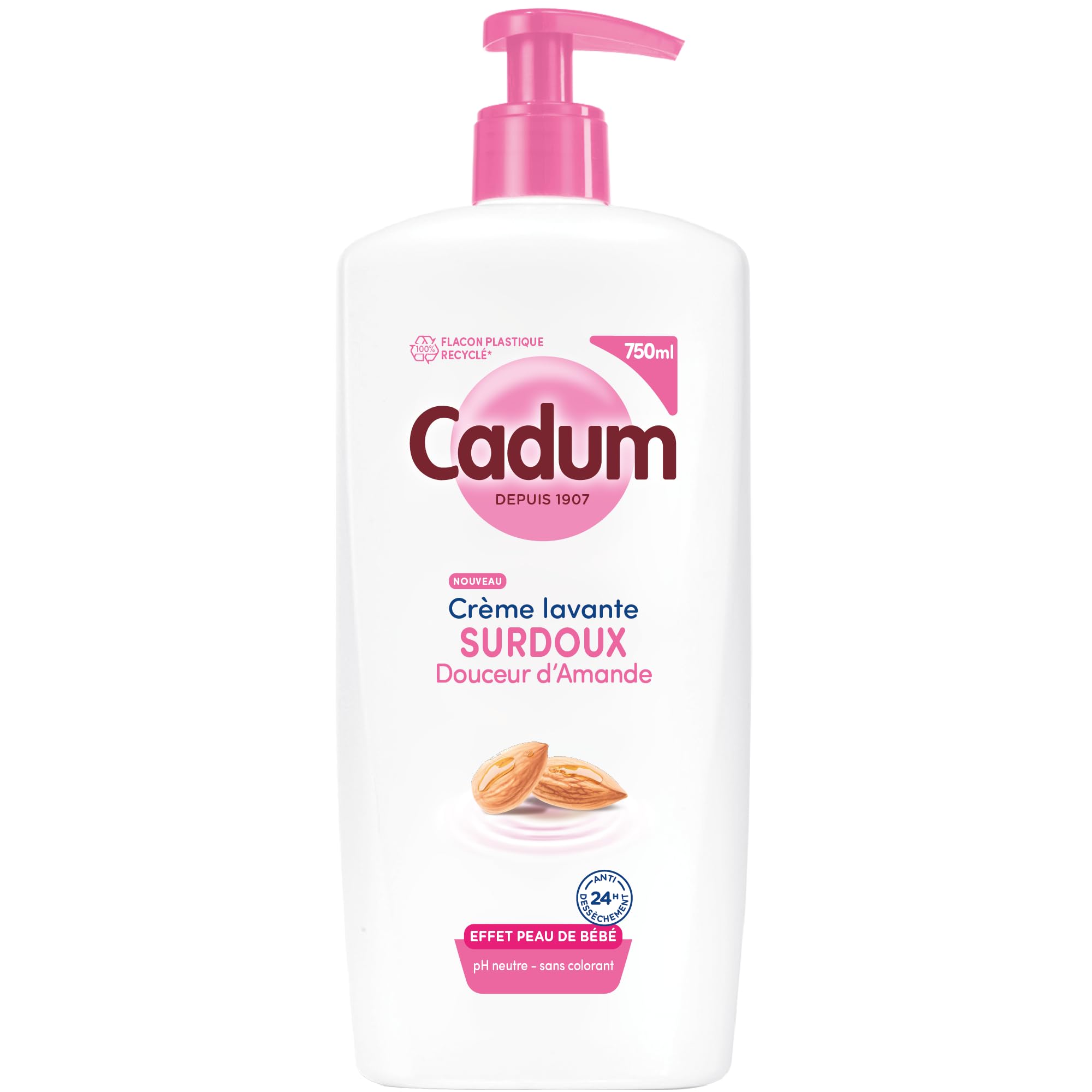Cadum Maison Douceurs Parfumées crème lavante Surdoux Douceur d'Amande 750mL