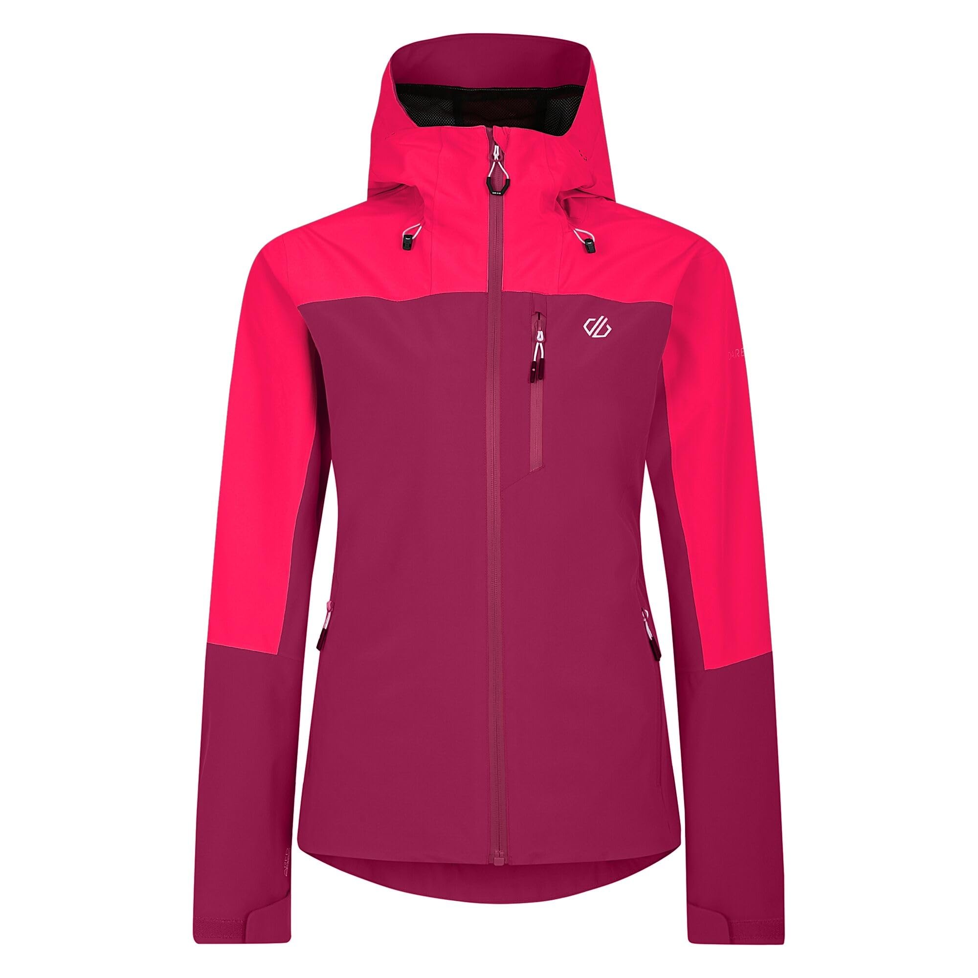 Dare2B Women's Mountain Series Waterproof Jacket, Breathable & Windproof - Perfect for Outdoors, Walking, Hiking & Camping