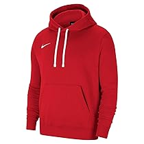 Nike Team Club 20 Felpa con Cappuccio, Rosso (University, Bianco), L Uomo