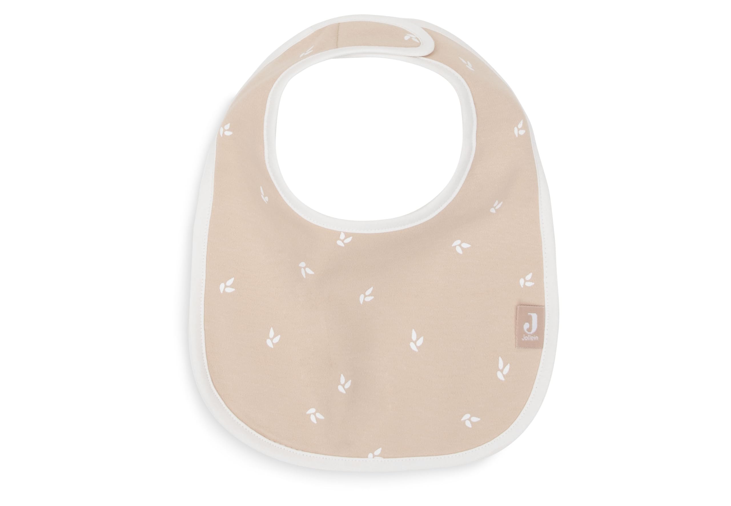 Jollein Baberos para bebé, 5 unidades, impermeables, con cierre de velcro, babero para bebé