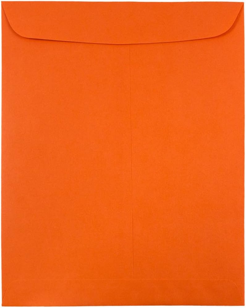 JAM PAPER 9 x 12 Open End Colored Catalog Envelopes with