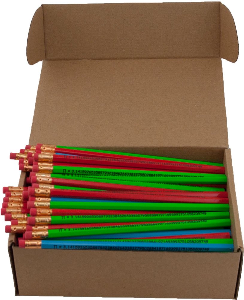 PI hexagonal lápiz – Bulk caja de 144