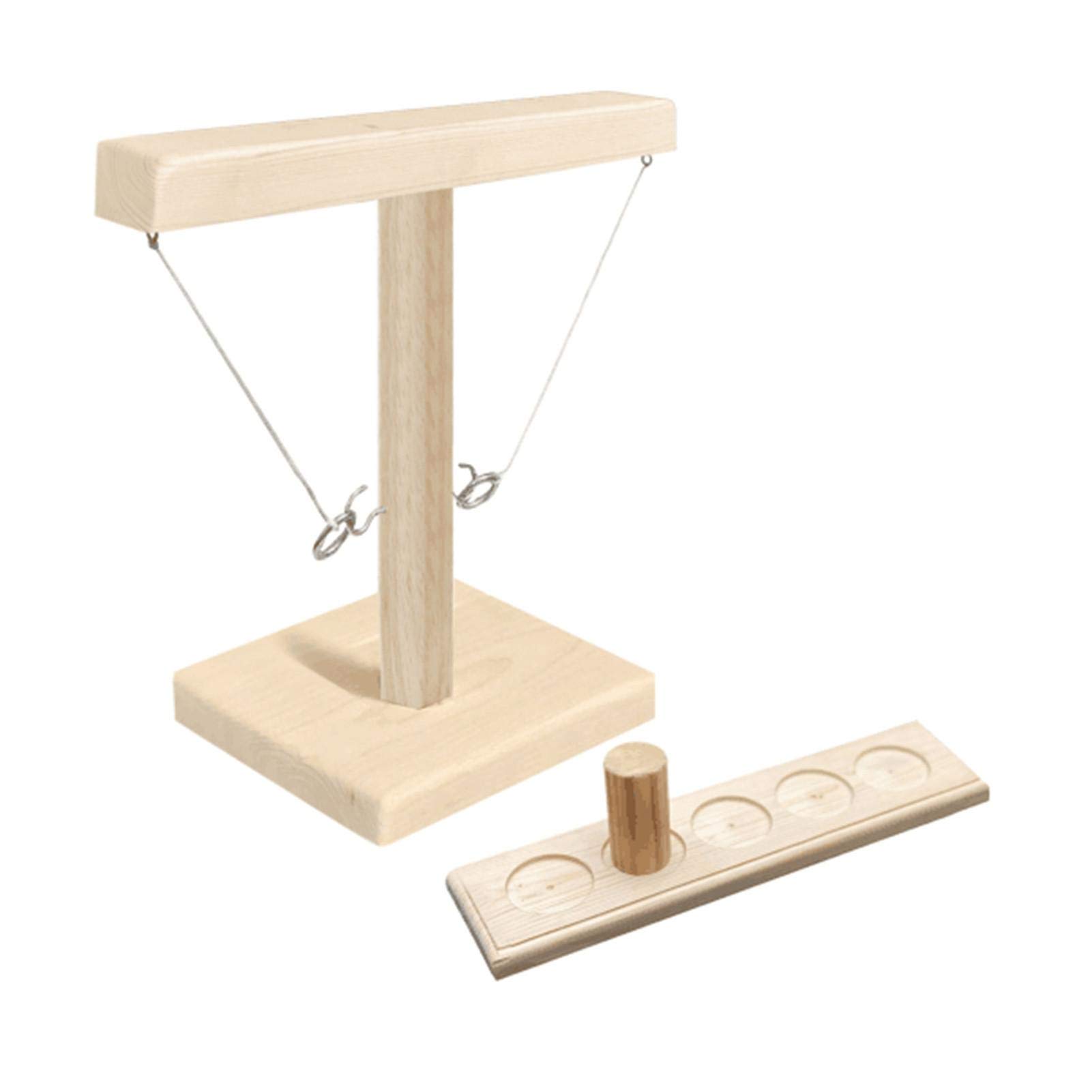 Buy PIGMAMA Hooks Ring Toss Game for Kids Adults Tiki Toss Game Hooks ...