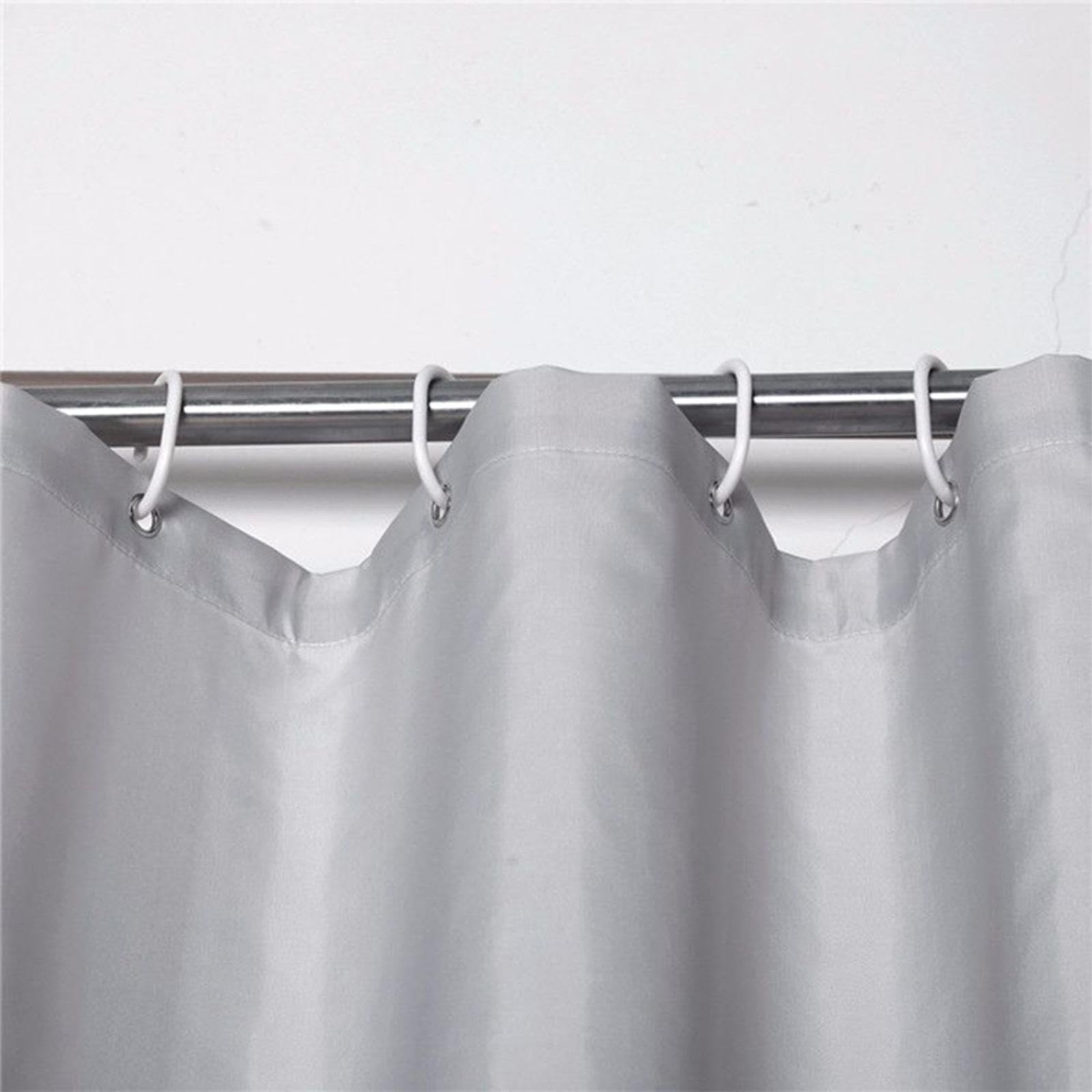 Cortina de ducha impermeable de 75 x 190 cm, tela resistente al moho, impresión digital, ganchos lavables incluidos, ideal para baño y bañera, divisor de habitaciones versátil.