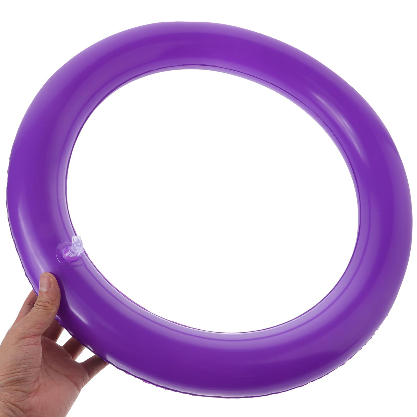 MAGICLULU Soporte Balón de Pilates Diseño de Anillo Fijador para Pelota de Yoga de PVC Púrpura, Base Redonda Estable y Fácil de Limpiar para Ejercicio y Entrenamiento