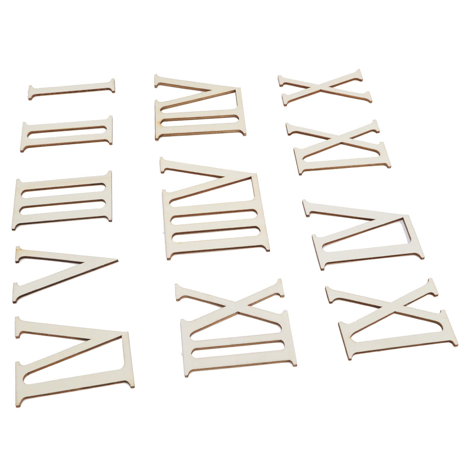 Numeri Per Orologio Da Parete, Numeri In Legno, trucioli di Legno Fai-da-Te Artigianali in Legno Leggeri per la Decorazione Domestica per Accessori da Sposa
