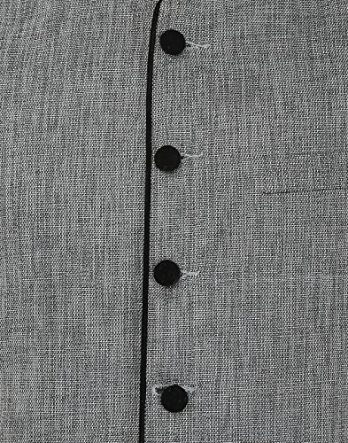 WINTAGE Men's Rayon Bandhgala Nehru Vest Waistcoat - Two Colors4