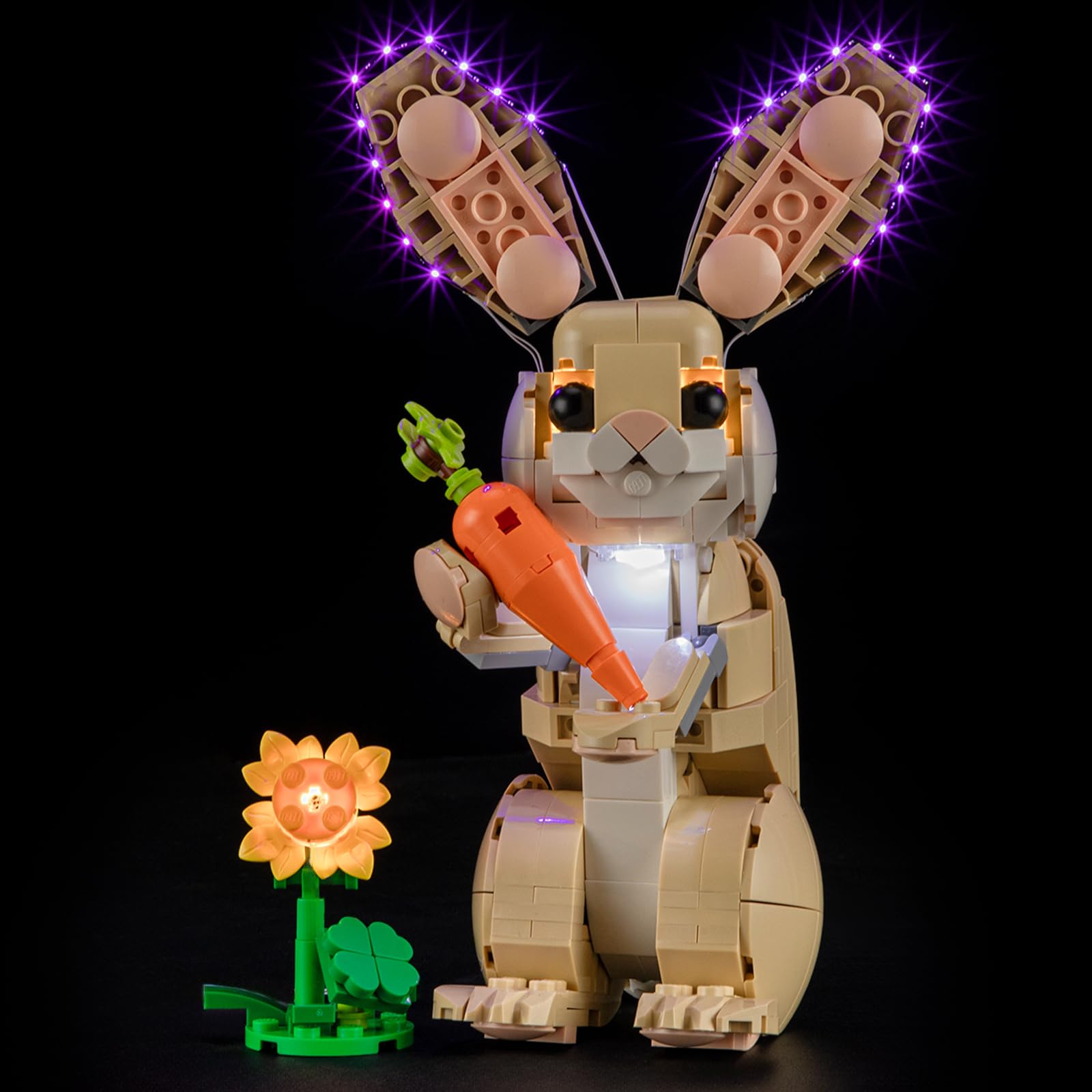 YEABRICKS LED Light for Lego-31162 Creator 3-in-1 Cute Bunny Building Blocks Model (Building Set NOT Included)