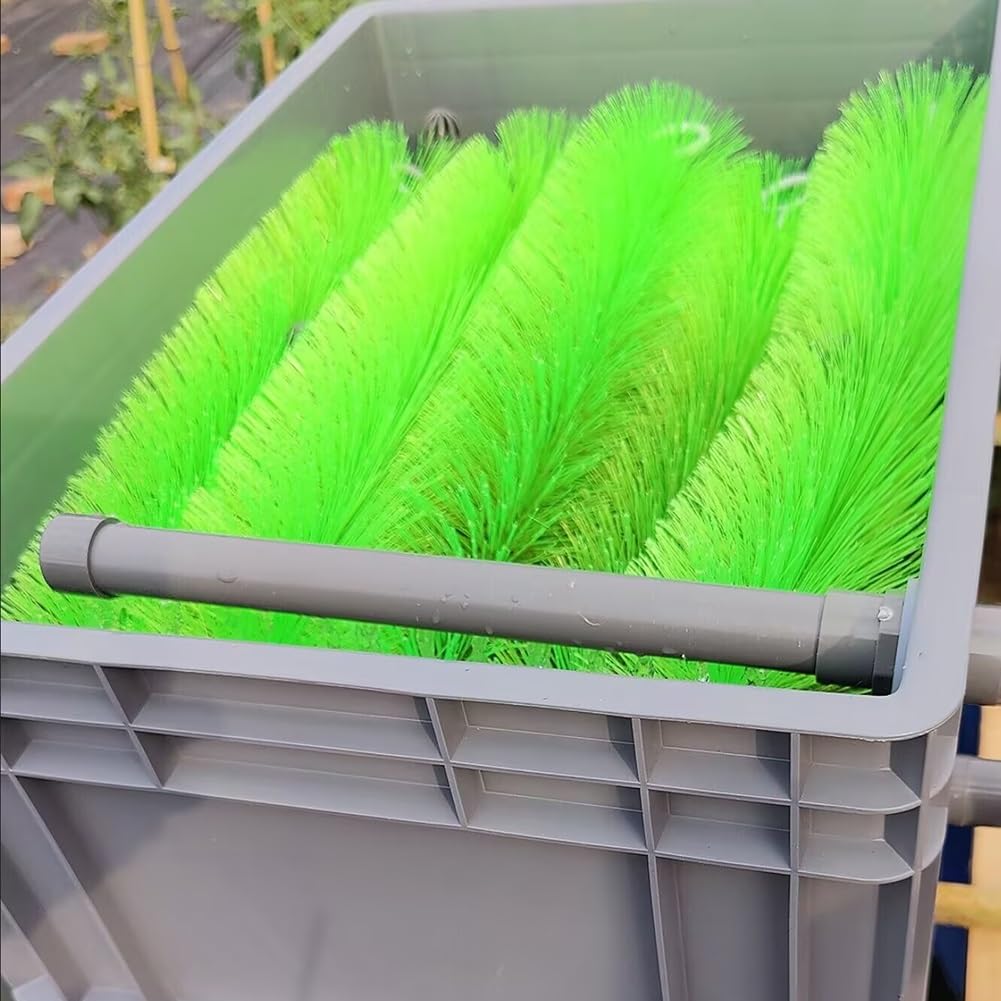 50 spazzole filtranti per laghetti per una pulizia efficiente, ideali per filtri skimmer per laghetti, stagni koi, acquari e giardini acquatici