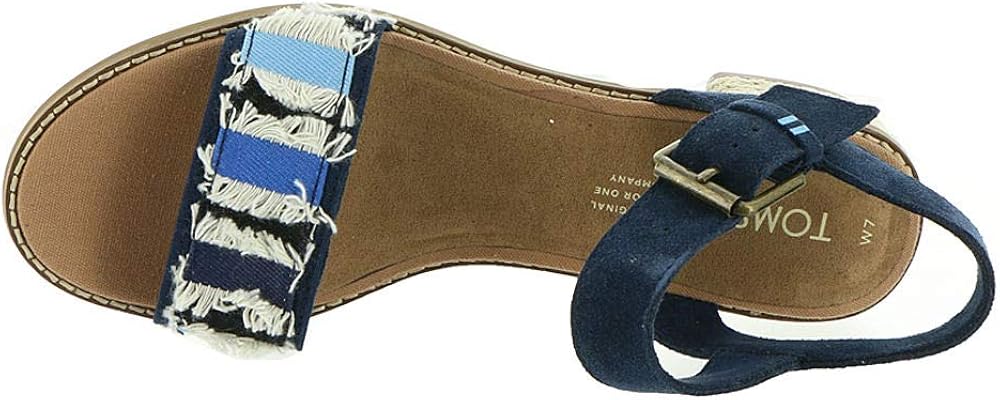 TOMS Women's Chelsea Boots 6 Navy Suede/Coupe Denim