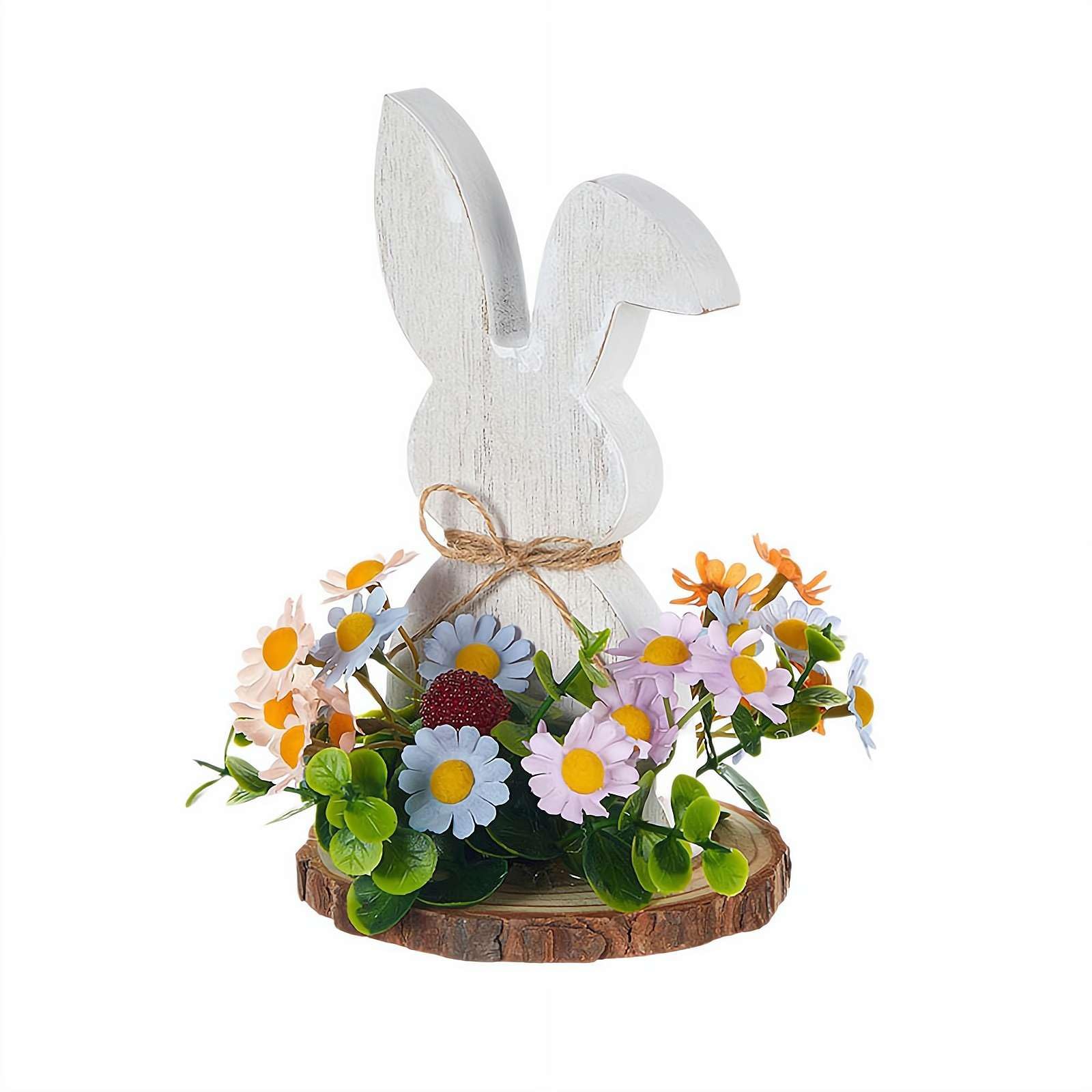 levandeo Coniglietto H15 cm, legno di mango, coniglietto pasquale