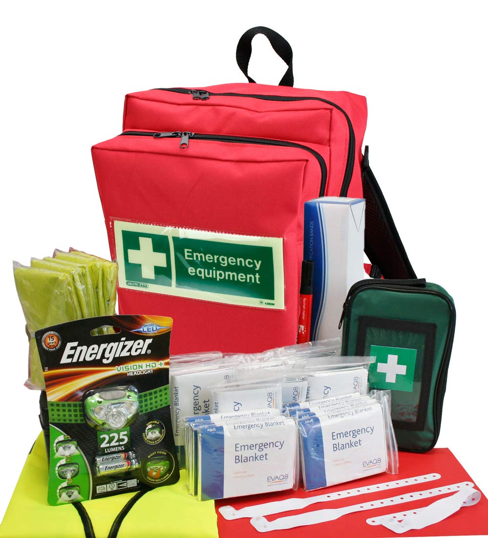 Buy EVAQ8Care Home Fire Evacuation Kit Emergency Grab Bag Online at