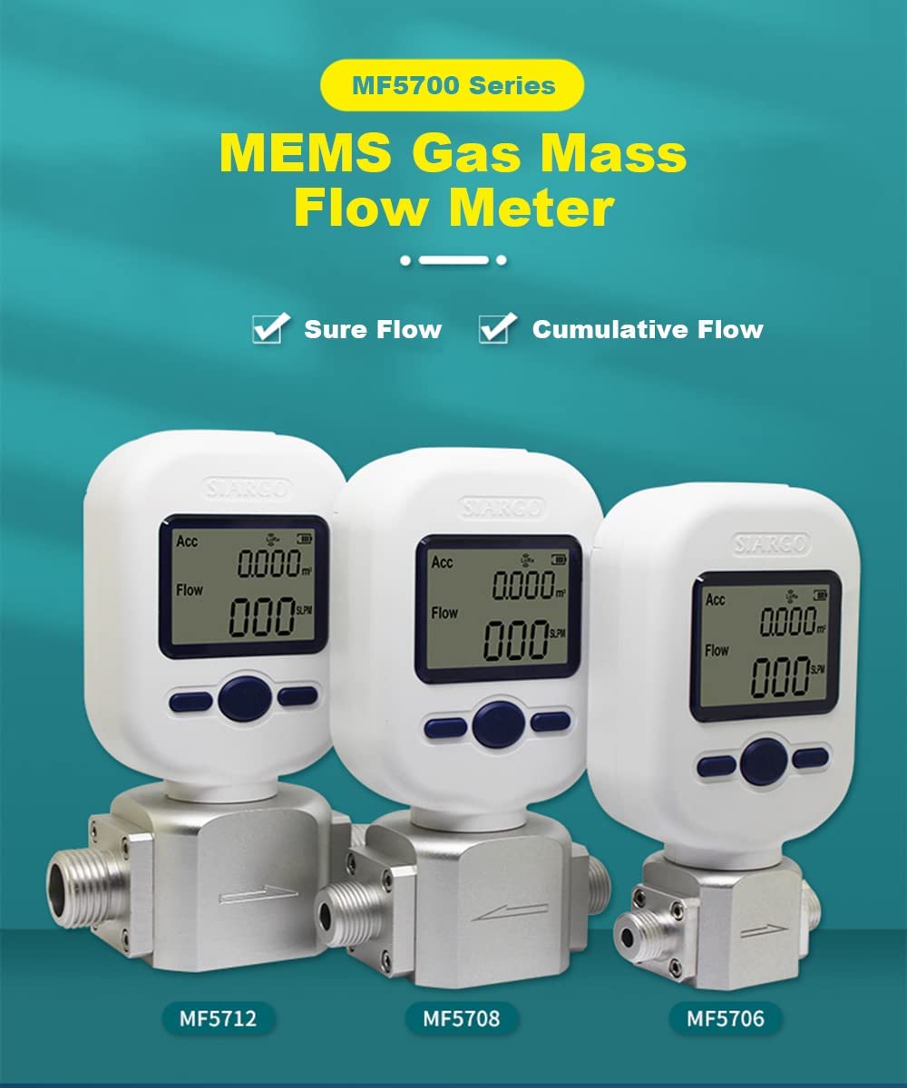 Snapklik.com : Digital Gas Flow Meter For Air, Portable Gas Mass ...