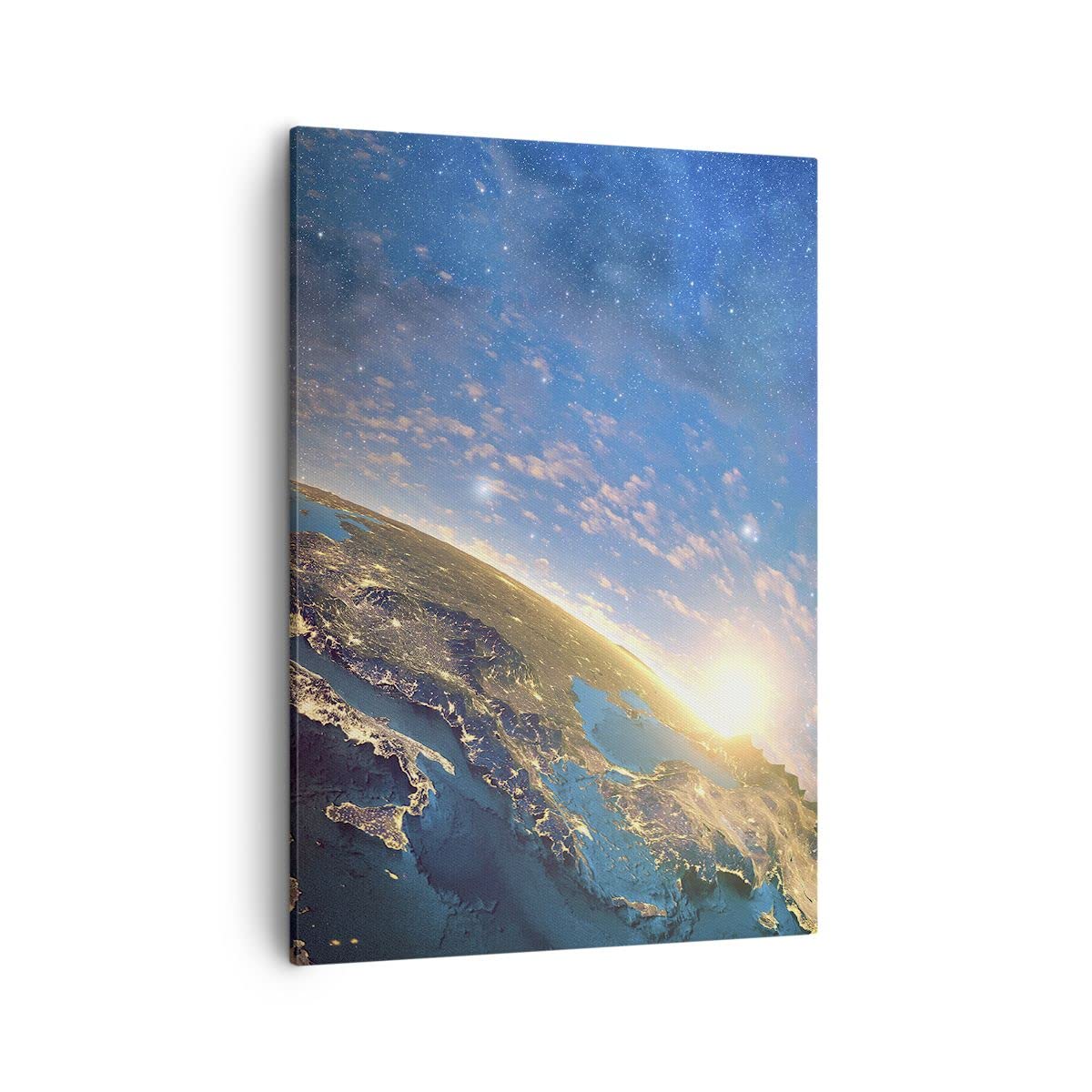 ARTTOR Moderno Quadro su Tela 50x70 cm Verticale Spazio Paesaggi - 3809