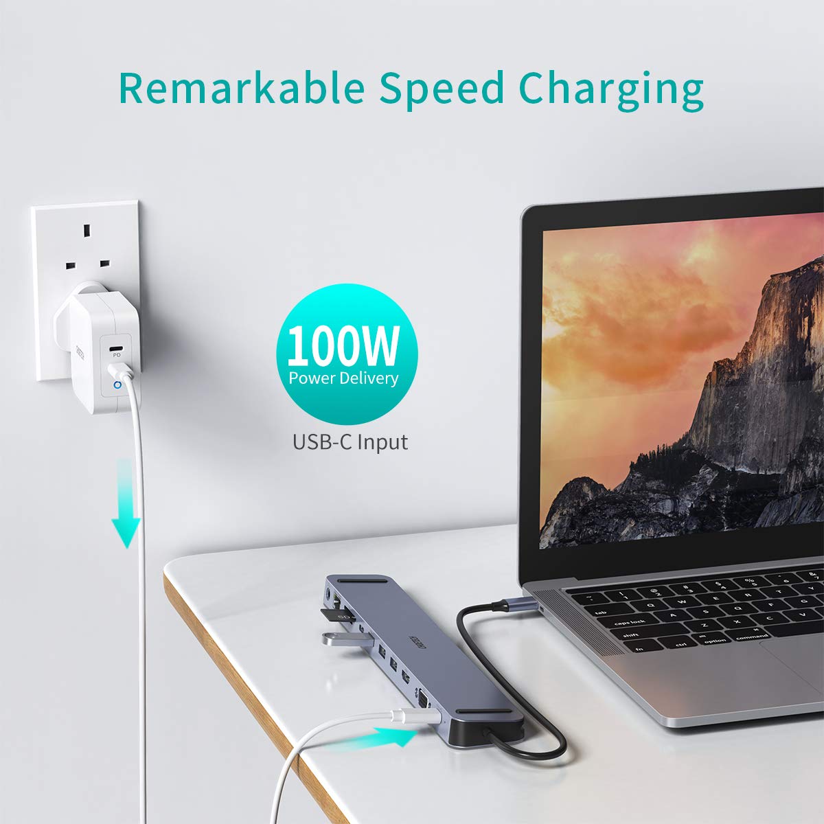 Choetech HUB-M20 11 In 1 USB Type C Hub Adapter With USB C
