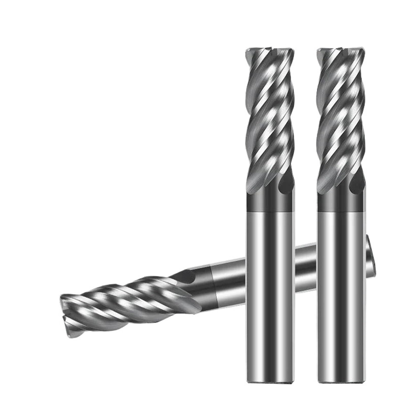 1 Uds HRC70 A39 fresa de extremo carburo radio esquina tungsteno con ranura en U recubierta 4 flautas for titanio acero inoxidable(6xR0.5x6x50)