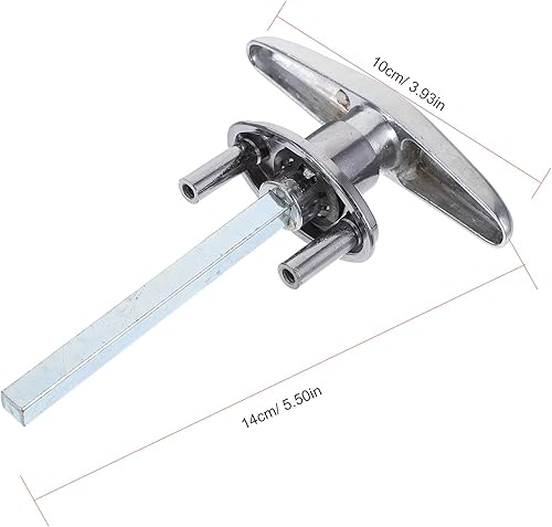 Miniatura 3 de DOITOOL 1 juego de cerradura de puerta de garaje, manija de puerta de garaje, cerradura de cobertizo de repuesto, cerradura de puerta de cobertizo,