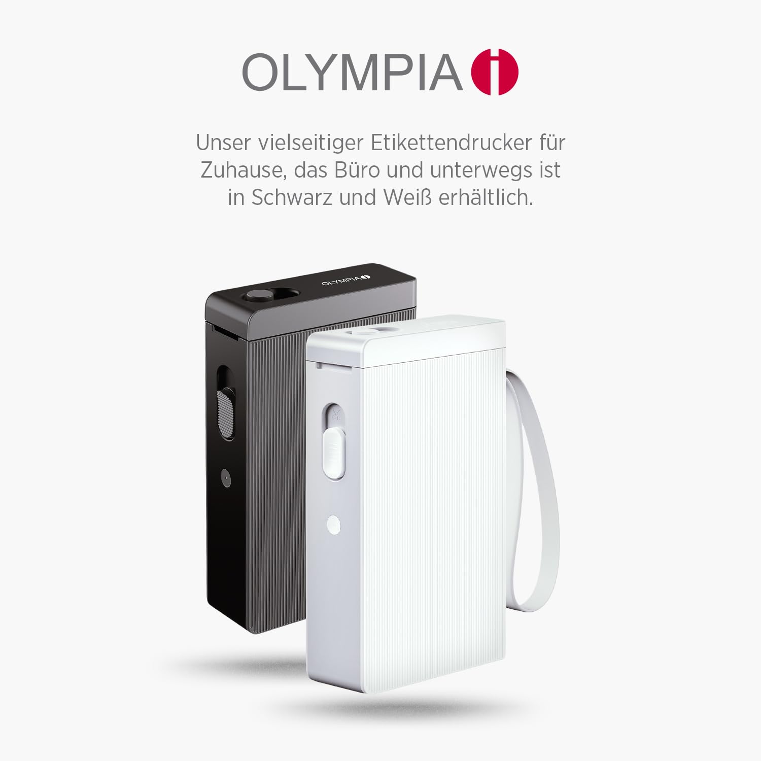 Olympia P22 drukarka etykiet do domowego biura i materiałów biurowych | drukarka termiczna Bluetooth do kuchni, biura i hobby | drukarka etykiet do papieru ciągłego | wodoodporna i odporna na