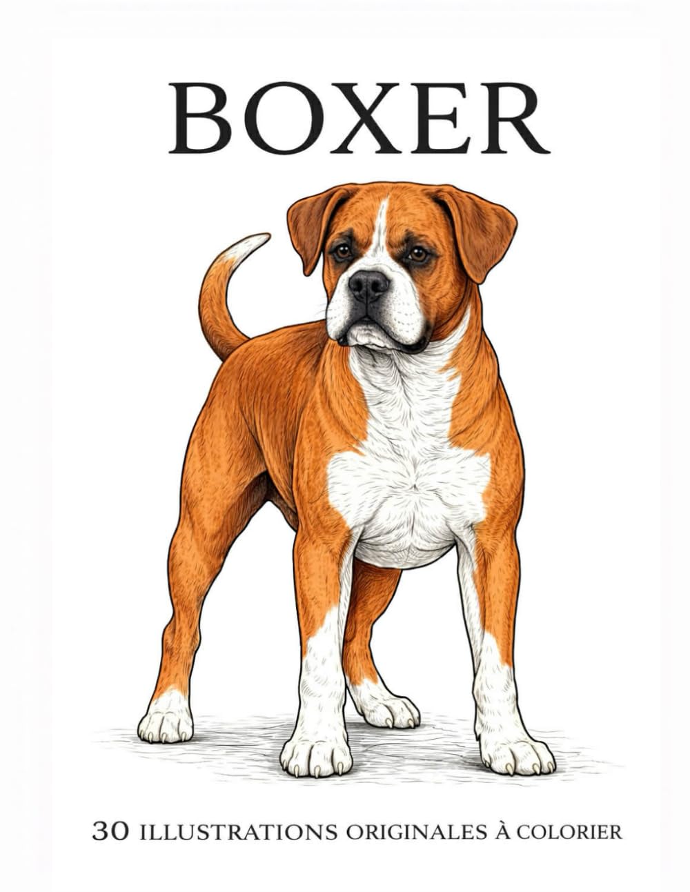 Boxer: 30 illustrations originales à colorier