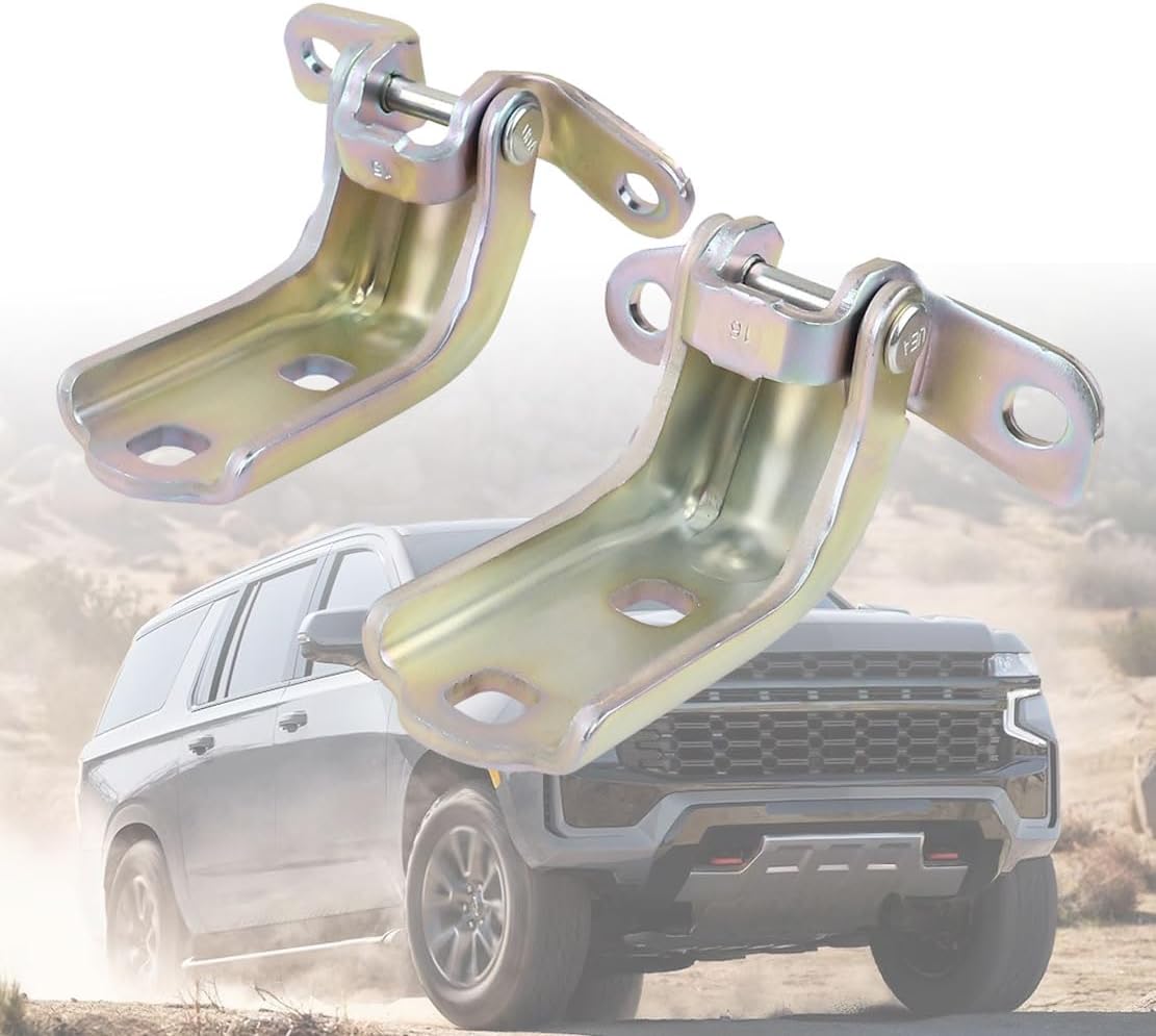 1 Pair Door Hinge Lower & Upper Compatible with 14-24 Silverado 15-20 Suburban 21-25 Trailblazer 20-25 Encore 23-24 LYRIQ 20-24 CT5 15-20 Yukon Replacement 85644415 85644416 13581568 13581569