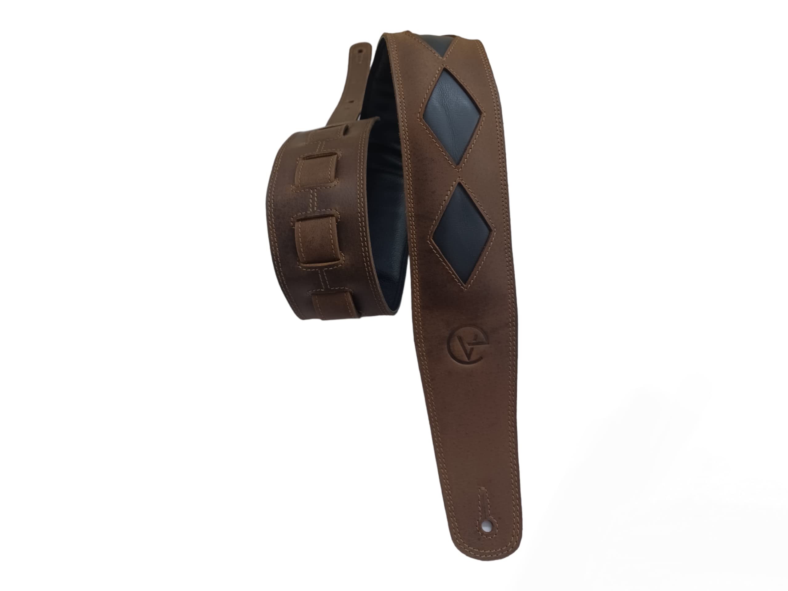 Ve CREATION Leather Guitar Strap for BASS, ELECTRIC, ACOUSTIC & HEAVY Guitars | 3" Wide Soft Padded | Adjustable 42"-56" | Comfortable & Stylish (VEG-0043)-image-48