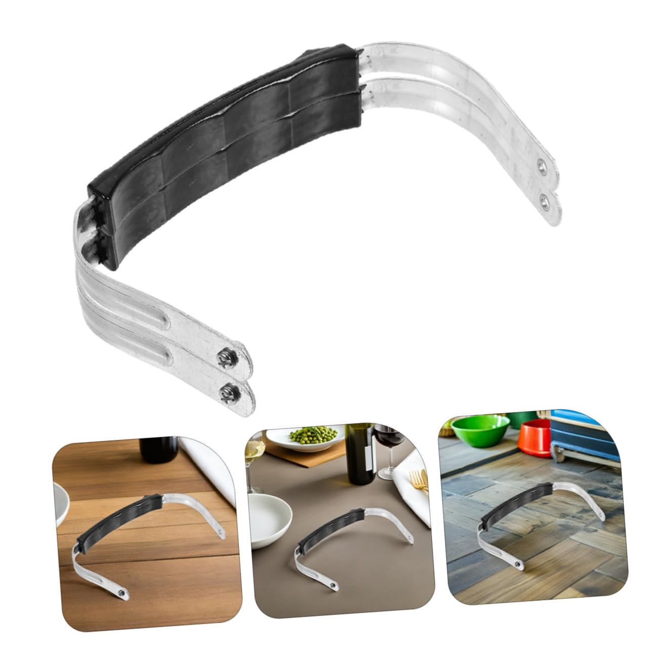 PRETYZOOM 2piezas Hervidor De Aluminio Mango Anti-escaldaduras Asa De Tetera De Acero Inoxidable Para Acampar y Uso Casa De Repuesto Para Estufas Eléctricas Gas