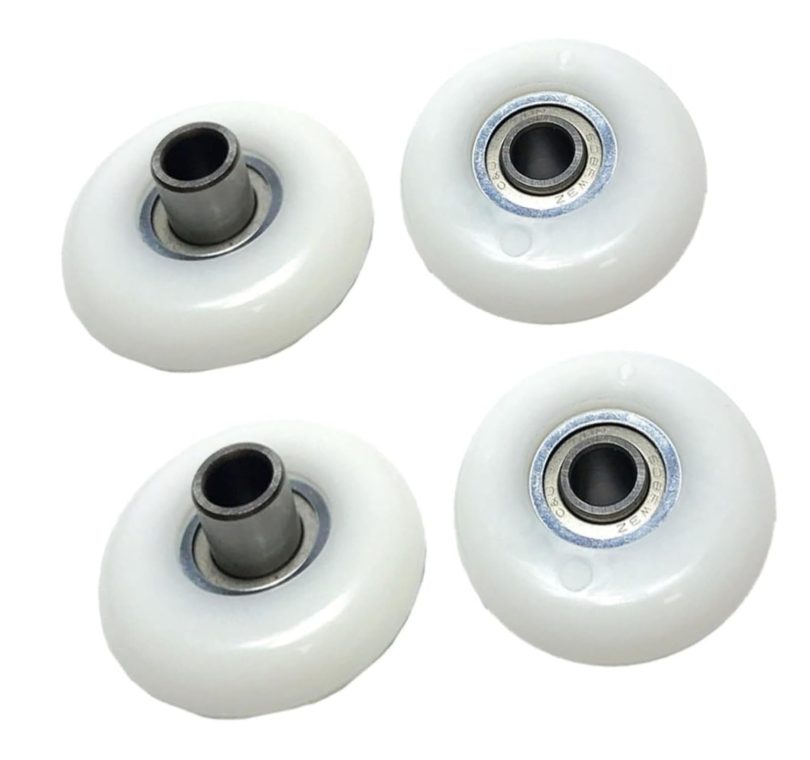 Ruote del sedile del vogatore Diametro esterno 43 mm Parti di ricambio Puleggia for attrezzatura fitness con cuscinetti for Rullo for cyclette da palestra domestica 4 PZ