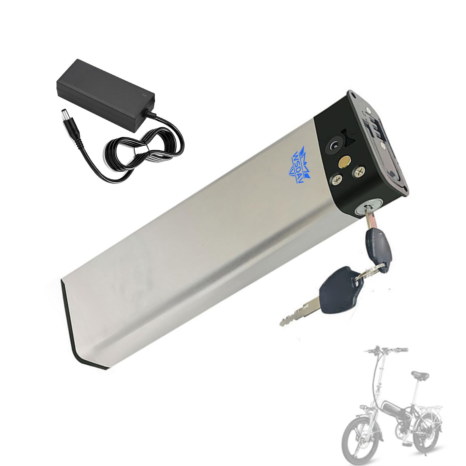 Bicicleta eléctrica Plegable con batería integrada de 36 V
