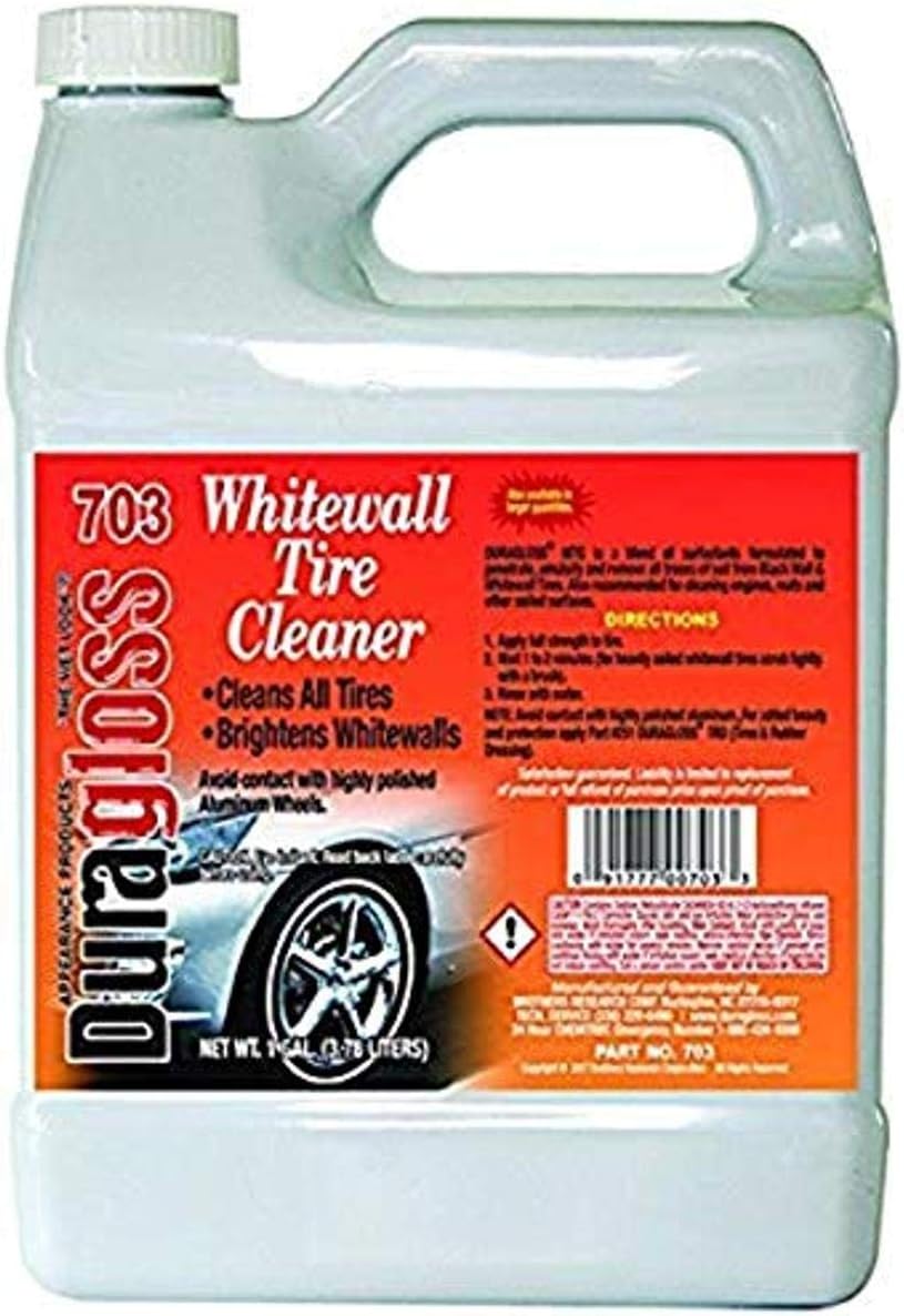 Duragloss 703 Whitewall Tire Cleaner - 1 Gallon