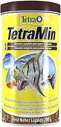 Tetra Tetramin Flakes 200g Tetra Para Todos Os Tipos de Peixe Todas As Fases,
