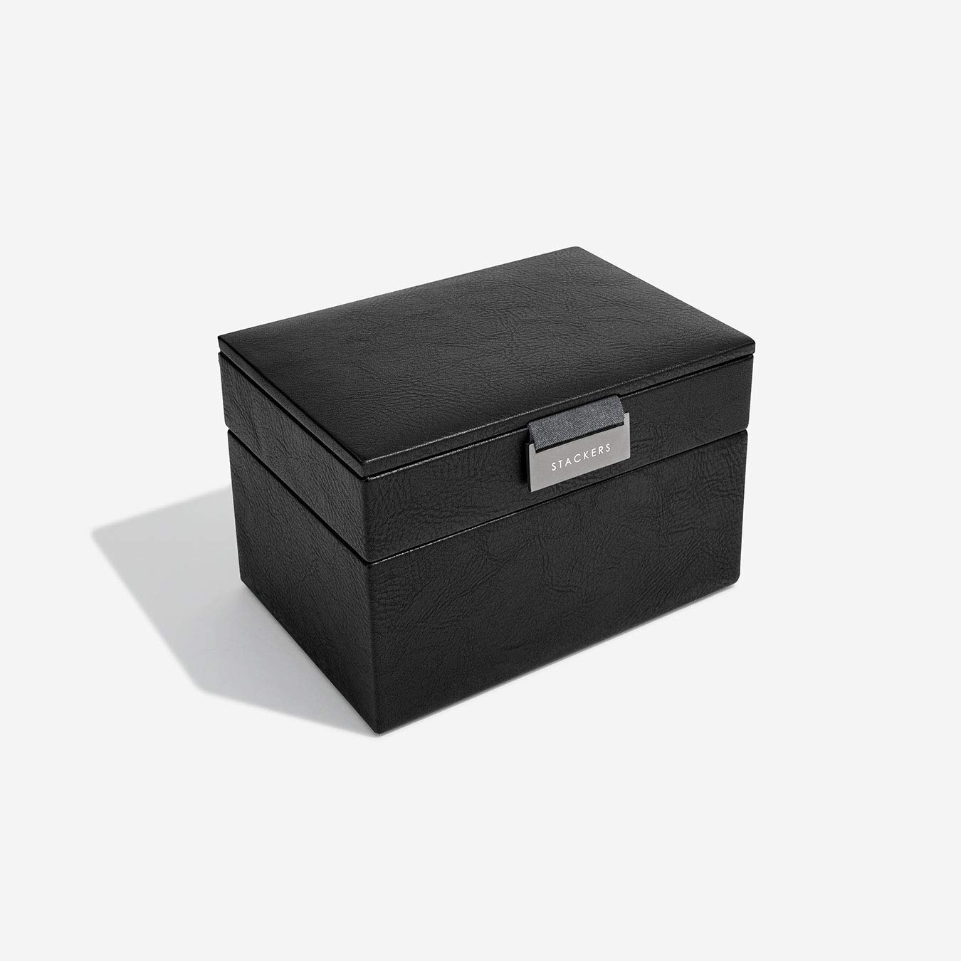 Stackers Mini boîte à Boutons de Manchette et Montres en Noir