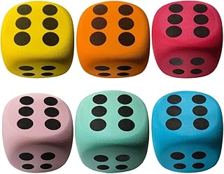 6 Cubos Grandes Coloridos, Accesorios Educativos De La Primera Infancia, Juguetes Interactivos En El Aula Y El Suministro De La Fiesta Infantil.