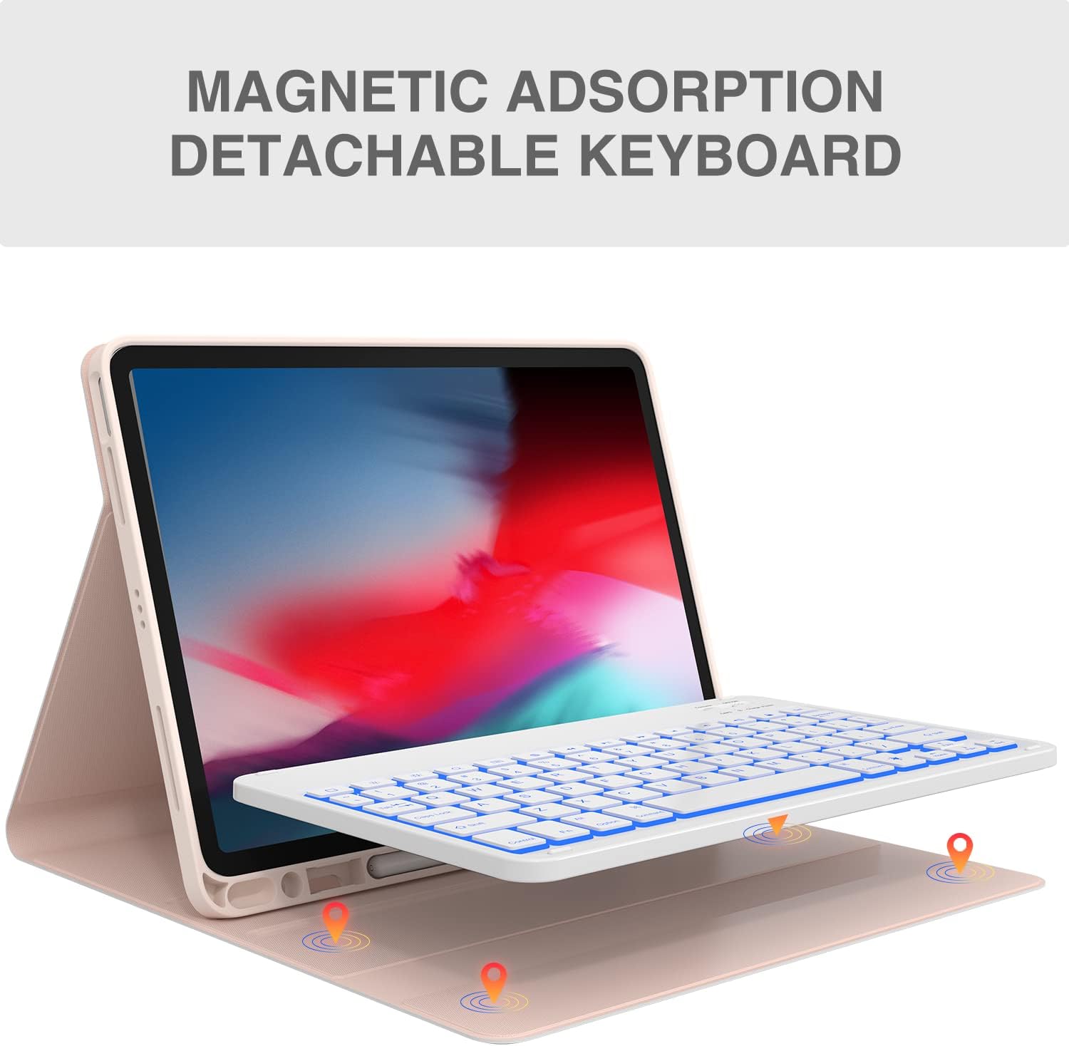 One-Day Sale: Up to 50% Off iPad Pro 11 2021 Case with Keyboard, CHESONA Keyboard for iPad Pro 11-inch (3rd Generation, 2nd/1st Gen) - 7 Backlight & Detachable - Pencil Holder - Flip Stand Cover - iPad Pro 11 inch Keyboard, Rose Exclusive Discount 🔥 iPad Pro 11 2021 Case with Keyboard, CHESONA Keyboard for iPad Pro 11-inch (3rd Generation, 2nd/1st Gen) - 7 Backlight & Detachable - Pencil Holder - Flip Stand Cover - iPad Pro 11 inch Keyboard, Rose