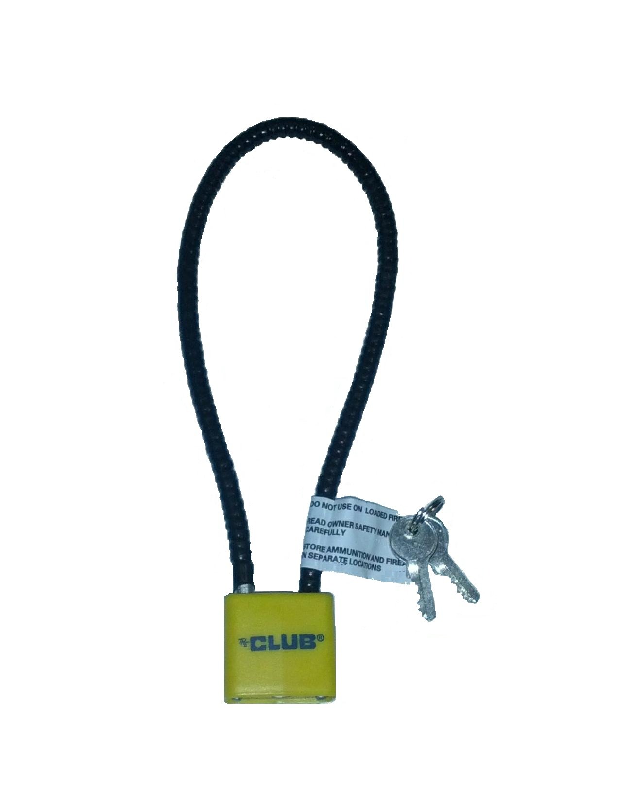 California Approved Club Brand Gun Cable Lock KEYED Alike