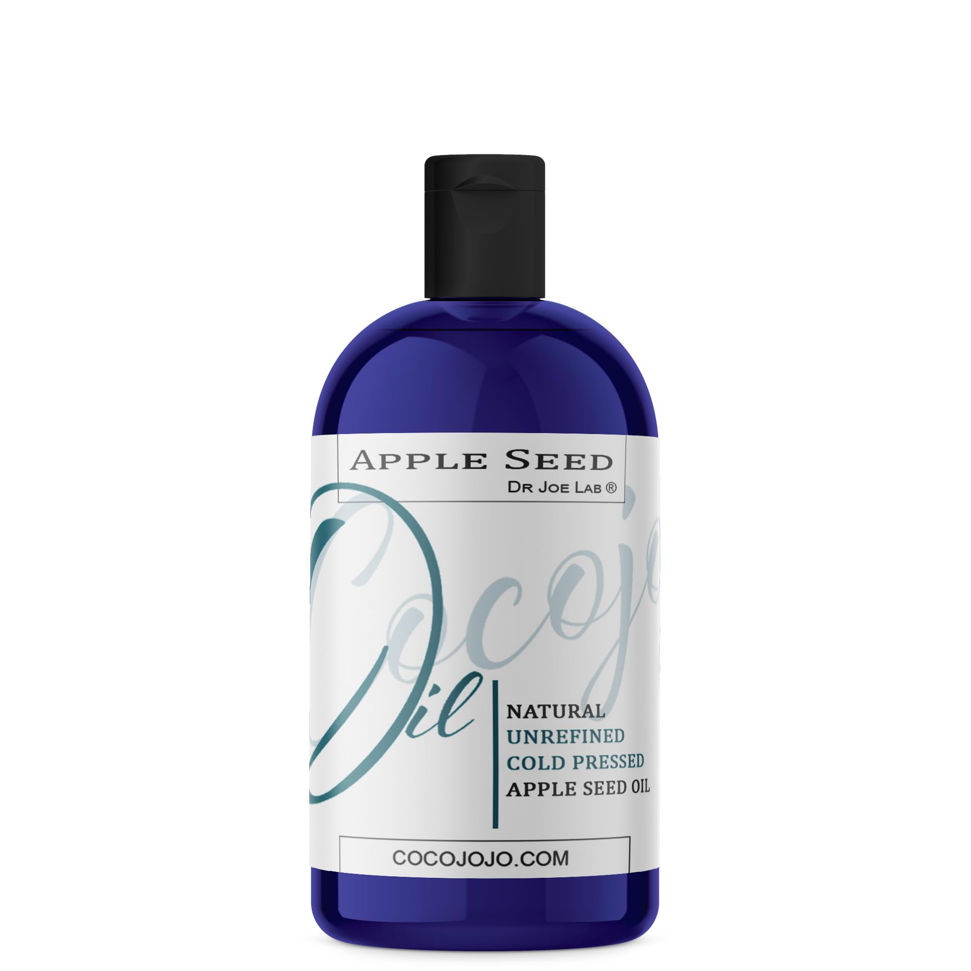 Apple Seed Oil - 16 oz - 100% Pure Unrefined Cold Pressed Extra Virgin Premium Grade Non-GMO Vegan Carrier Oil for Hair Skin Face Body Facial Cleanser Hydration Nourish Moisturize - Packaging May Vary