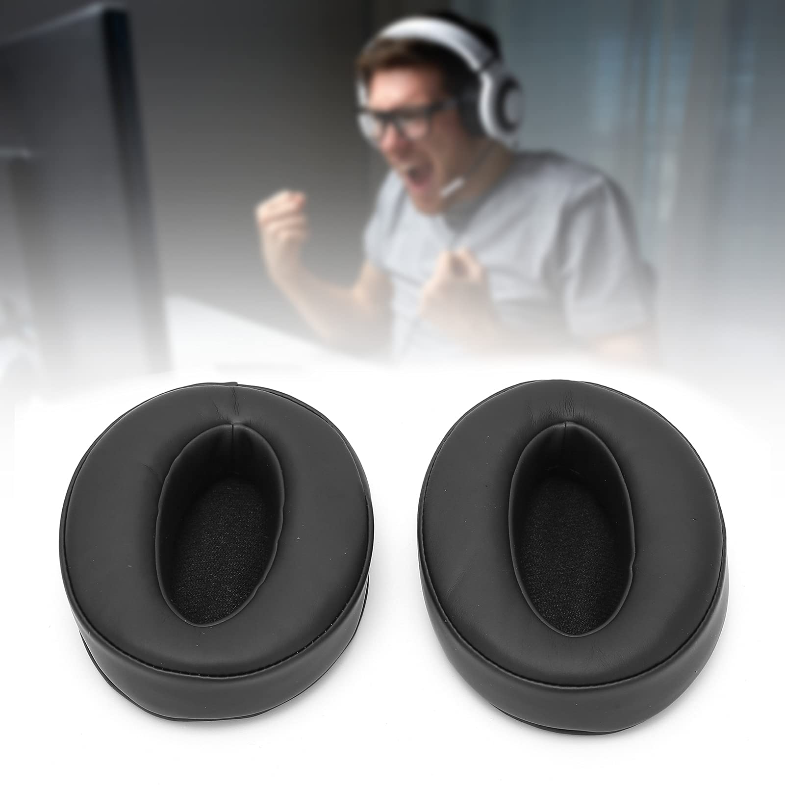 Ear Pad Cushion for Senheiser HD4.50bt/4.50 TNC/4.40bt Headset, Enhances Bass, Soft Material, Easy Installation - Image 4