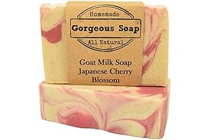 Japanese Cherry Blossom Goat Milk Soap: Indulge in Nature's Fragrance