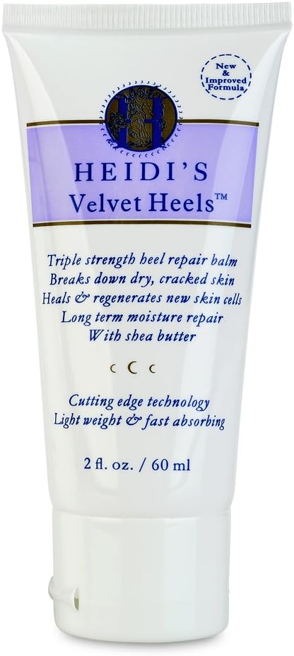 HEIDI'S Velvet Heels® Repair Balm - Triple Strength Foot Cream for Cracked Heels, Calluses & Dry Skin - Fast-Acting Heel Repair Treatment - Made in USA, Cruelty-Free, 2 oz