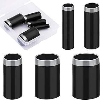 5 Sizes Leather Hole Punch, Hollow Punch Cutter Tool Set with Storage Case, Leather Craft Tools Kit for Handmade DIY Craft Hole Punch