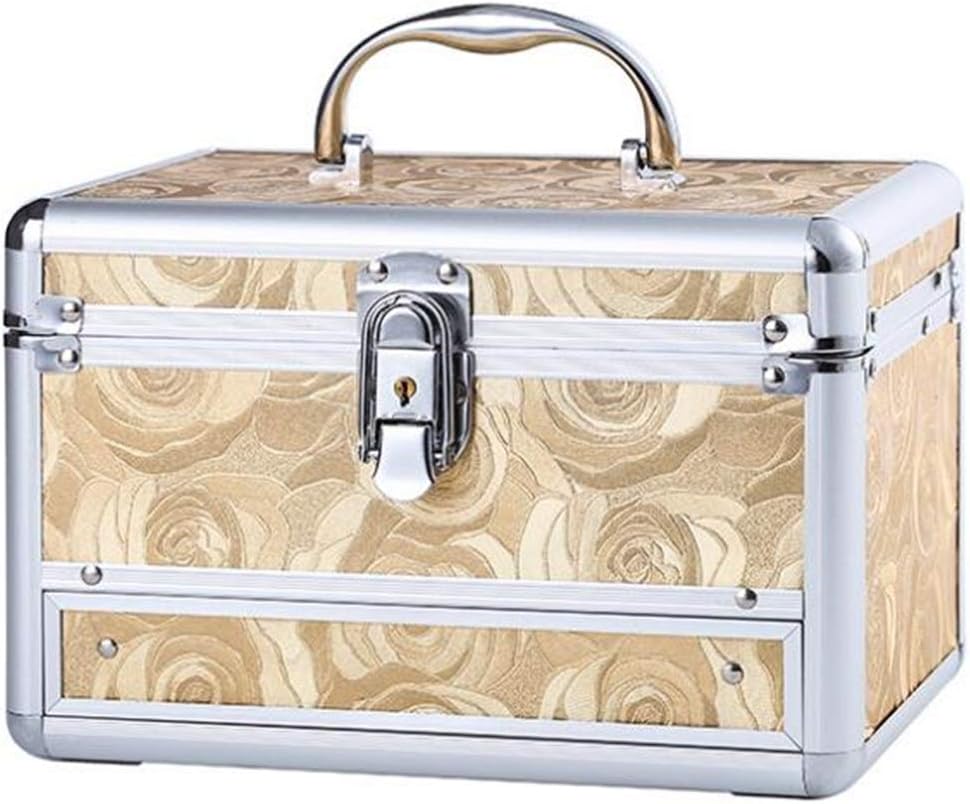 DDPP Cosmetic case Suitcase MultiLayer Folding Storage Bag