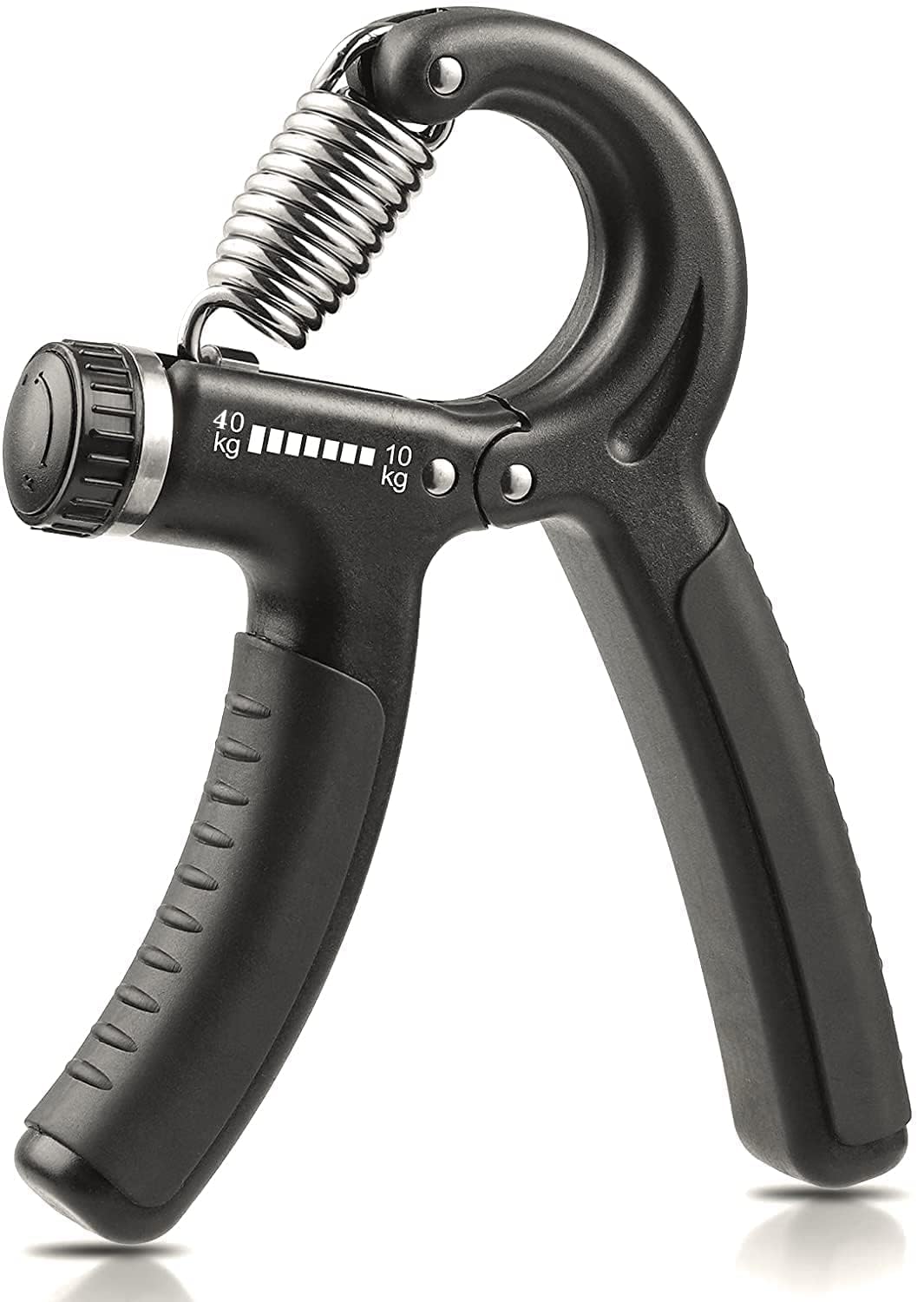 Facto Power (Model : Training) Pack of 1 (One Piece) R Shape Hand Gripper Wrist Exerciser Fitness Foam Hand Grip for Gym Stretching Hand strengtheners for Men Women (Black)