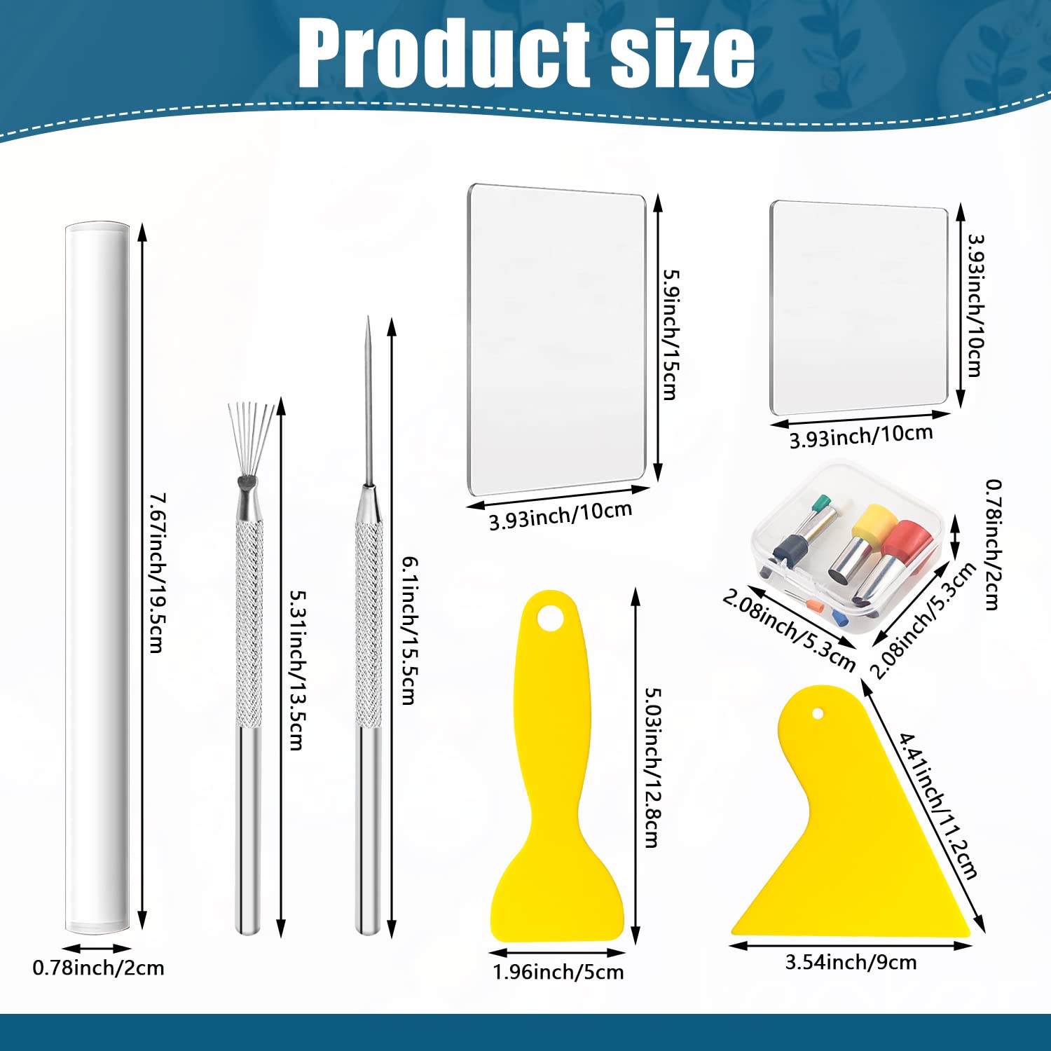 2 Pezzi Strumenti Per Argilla Polimerica, Rullo Acrilico Per Argilla Polimerica Con Spesso Argilla Trasparente Artigianato Diy Strumenti Per~p220448490