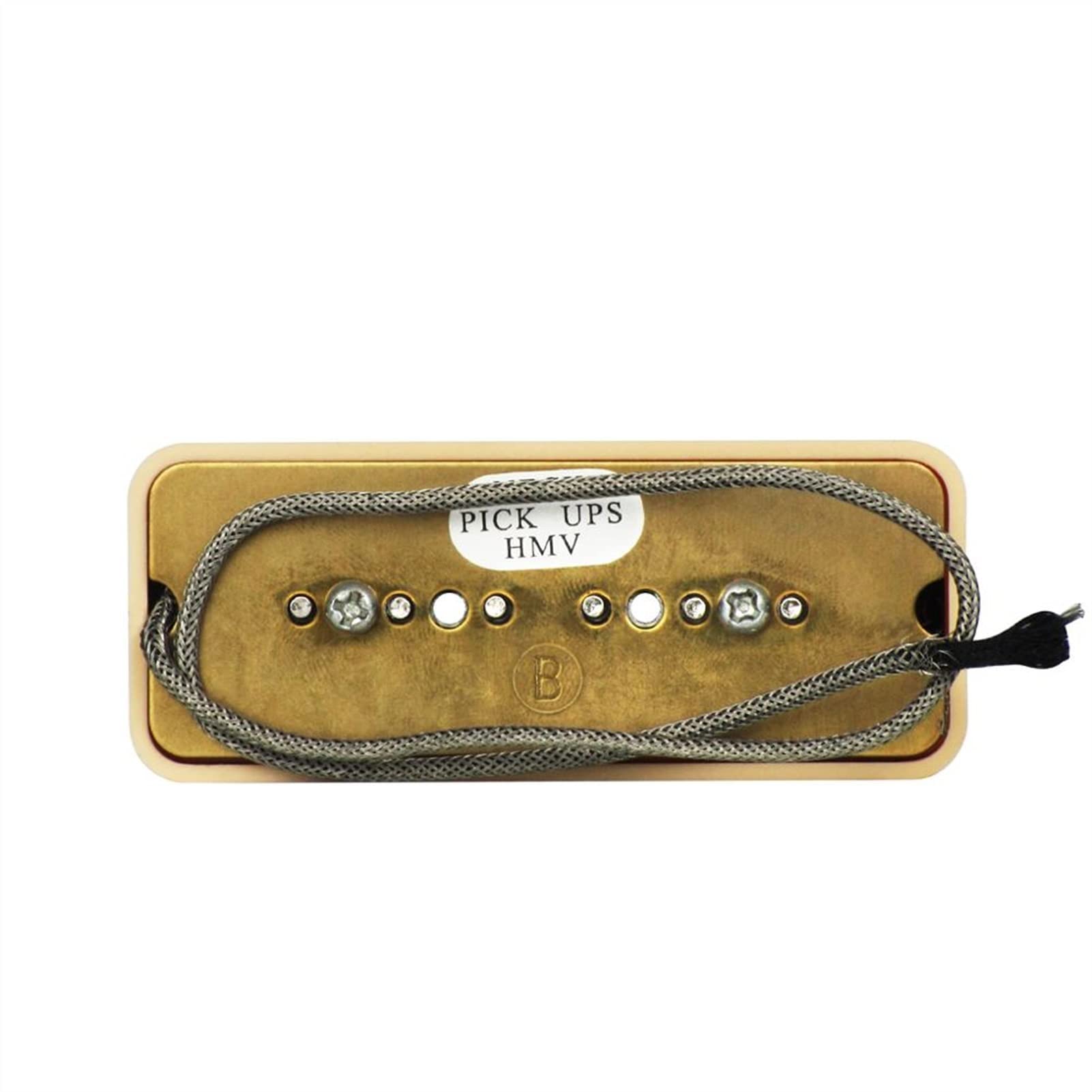Neck Amplifier Bridge For LP Style Electric Guitar ALNICO 5 Guitar Pickup Soapbar Cream Set Odbiór gitary elektrycznej