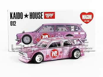 1971 Datsun 510 Wagon Hanami V1 Pink (Designed by Jun Imai