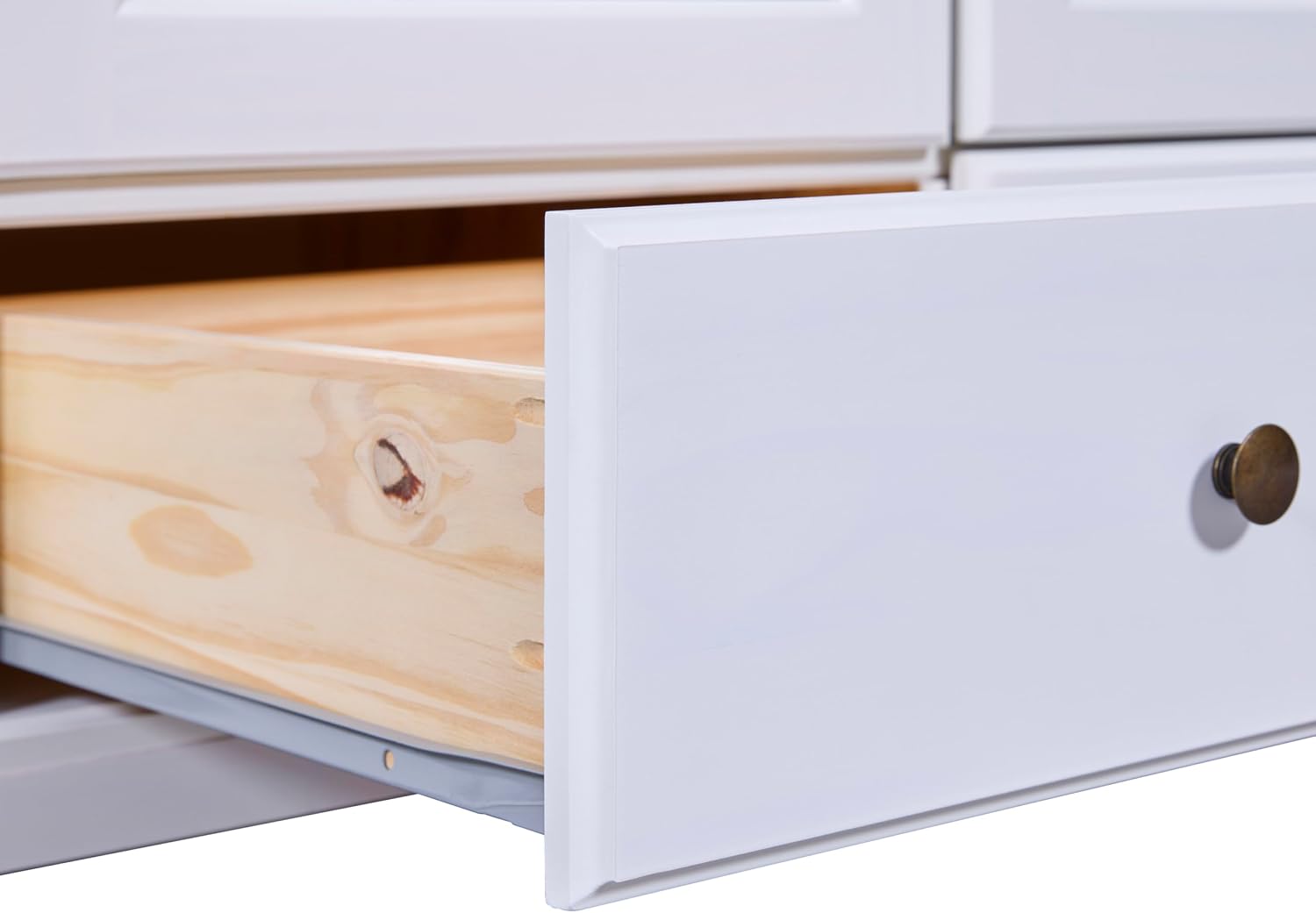 Interior view of the Inter Link Kappl Wardrobe showing shelves and hanging rail