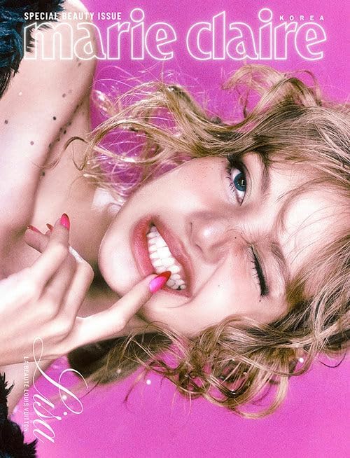 Marie Claire Korea Magazine 2025 Special Beauty Issue LISA (B ver.)